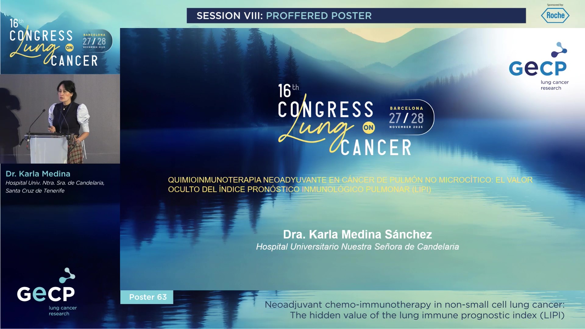 Poster 63: Neoadjuvant chemo-immunotherapy in non-small cell lung cancer: The hidden value of the lung immune prognostic index (LIPI)